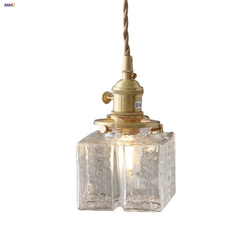 مصباح قلادة زجاجي LED مكعبات الثلج DecorBites™ مصباح معلق حديث لديكور المنزل