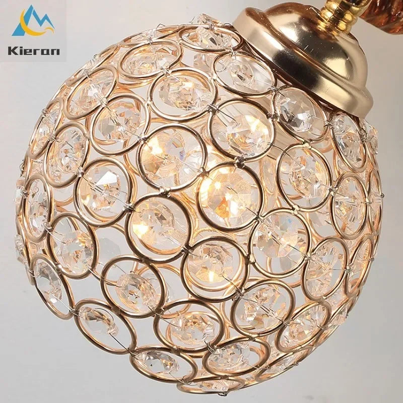DecorBites™ Crystal LED Wall Lamp: Modern Owl Wall Lights for Bedroom, Dining Room, and Living Room