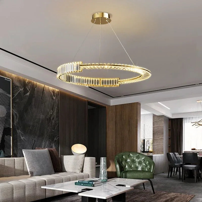 ثريا كريستال LED من DecorBites™ لعام 2025: إضاءة سقف أنيقة للمنزل والفنادق والمطابخ