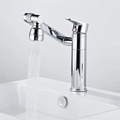 DecorBites™ Gold Multifunction Bathroom Sink Faucet Hot Cold Water Mixer Deck Mounted