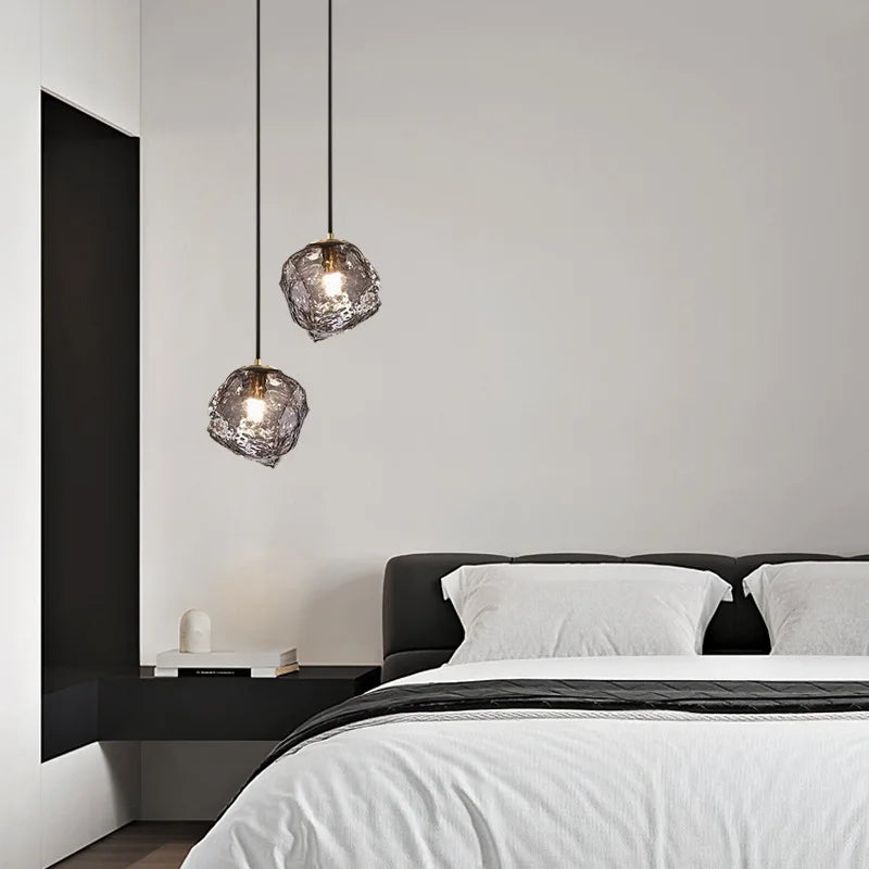 Modern Lava Sculptural FRP Pendant Light