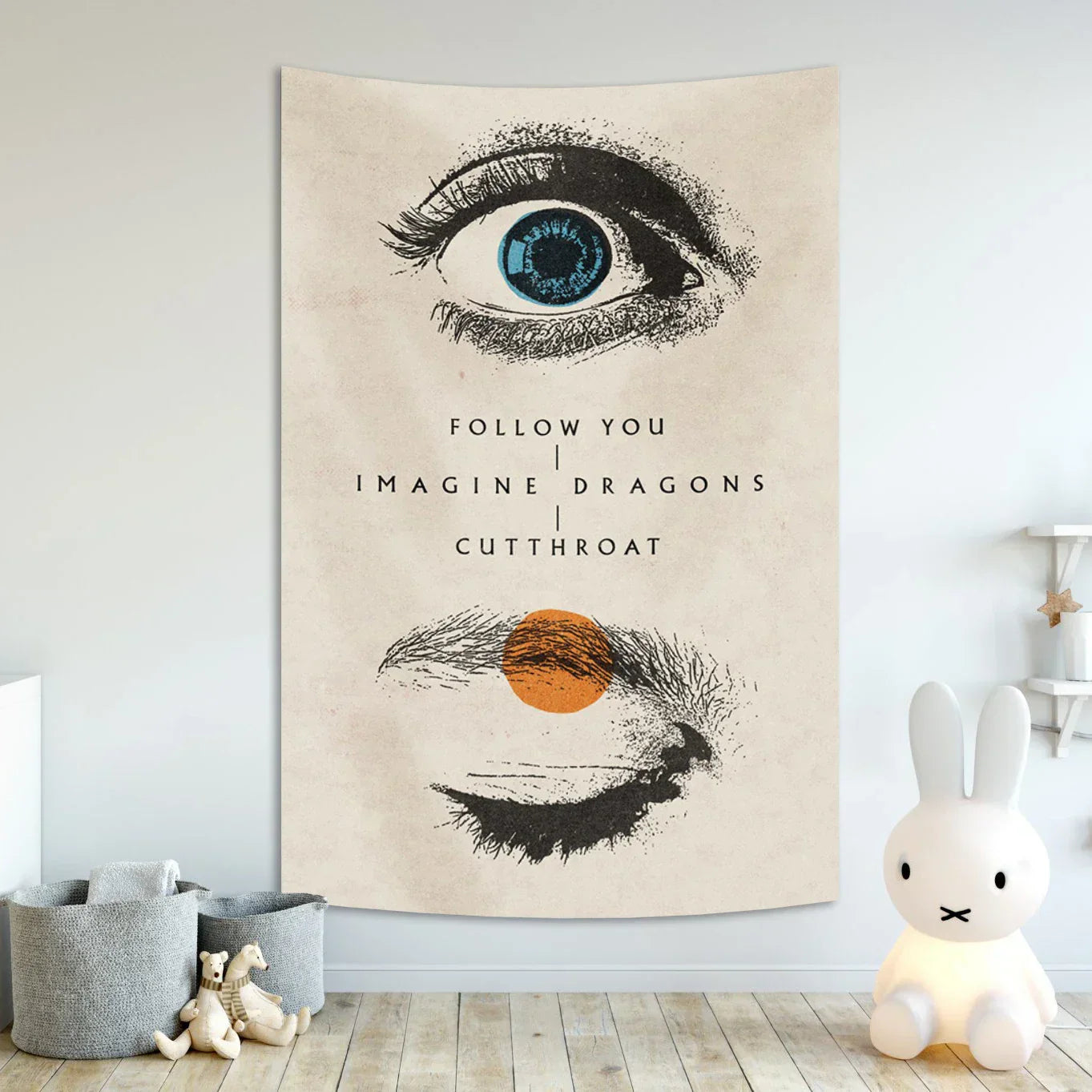 DecorBites™ Imagine Dragons Band Poster Tapestry Rock Singer Wall Art Banner Decoration