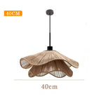 Modern Flower Fabric Pendant Light With Warm Glow