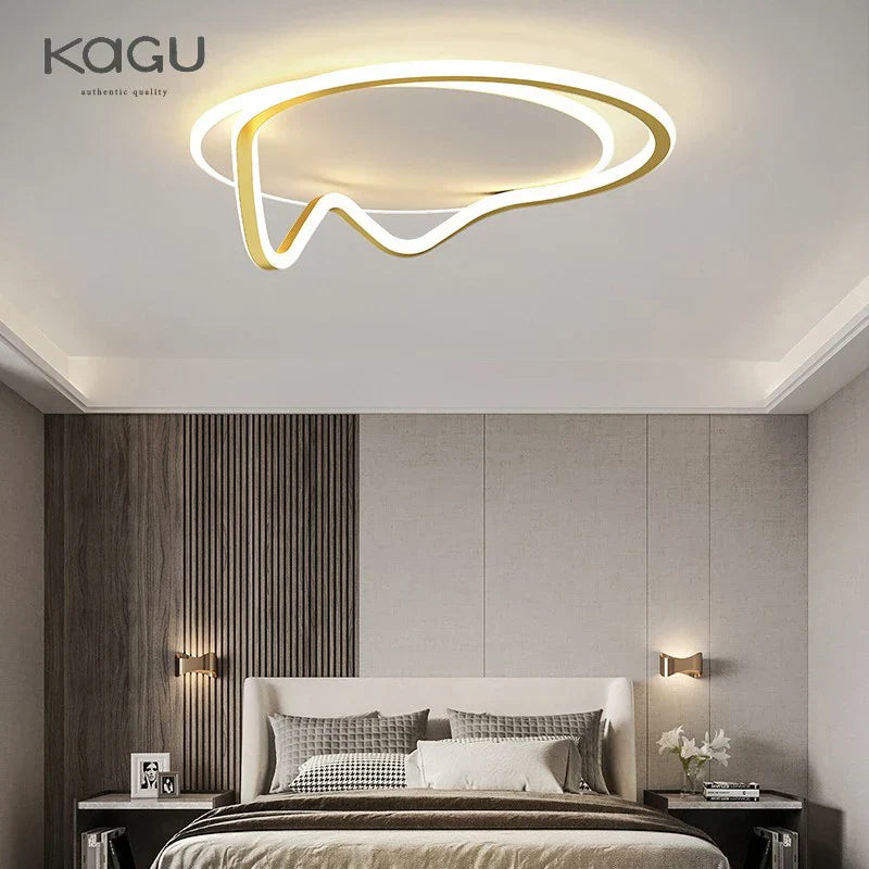مصباح سقف LED دائري Geometry من DecorBites™ لديكور المنزل