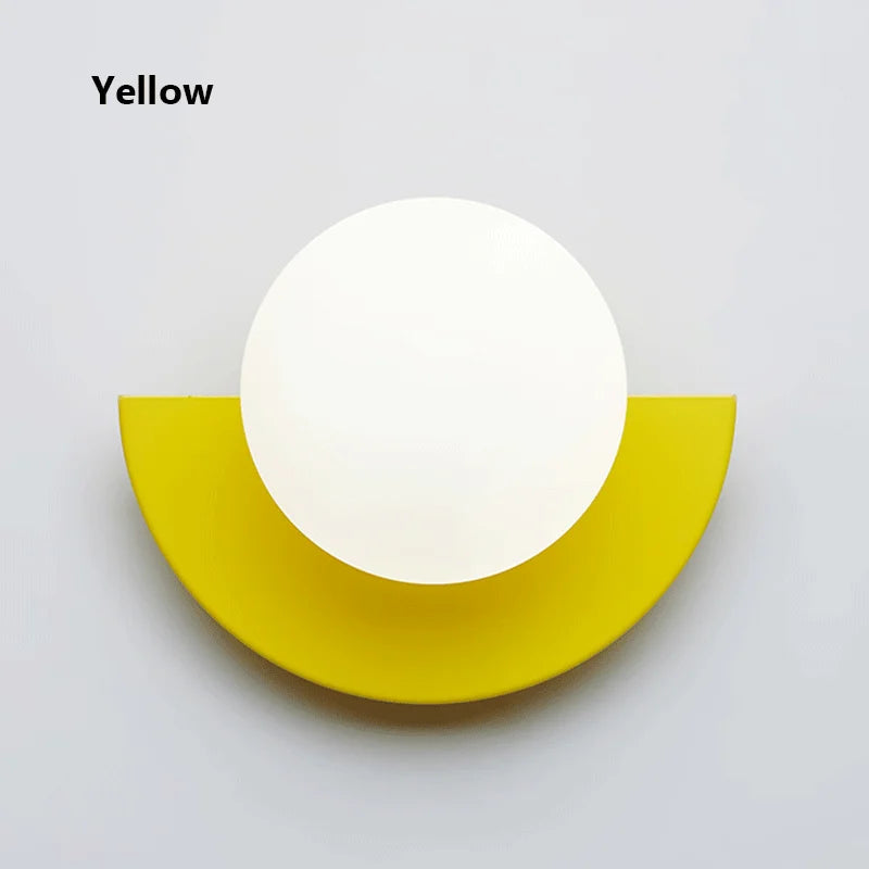 DecorBites™ Kids' Macaron LED Wall Lamp for Living Room & Children's Room