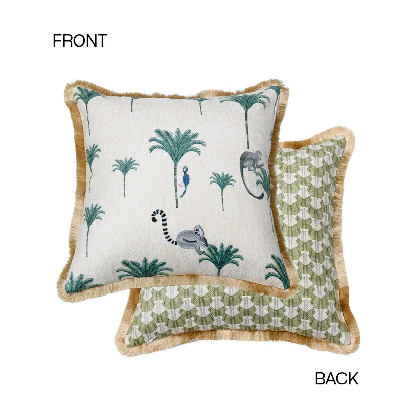 DecorBites™ Leopard Decorative Cushion Cover: Luxury Indoor Outdoor Accent Pillow Case