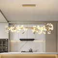 DecorBites™ Ginkgo Branch Ceramic Chandelier for Luxe Dining & Study Room