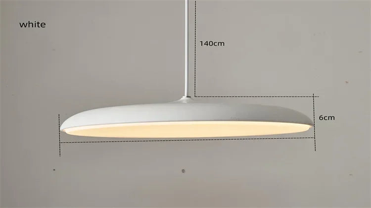 UFO Aluminum Pendant Light With Round Shade