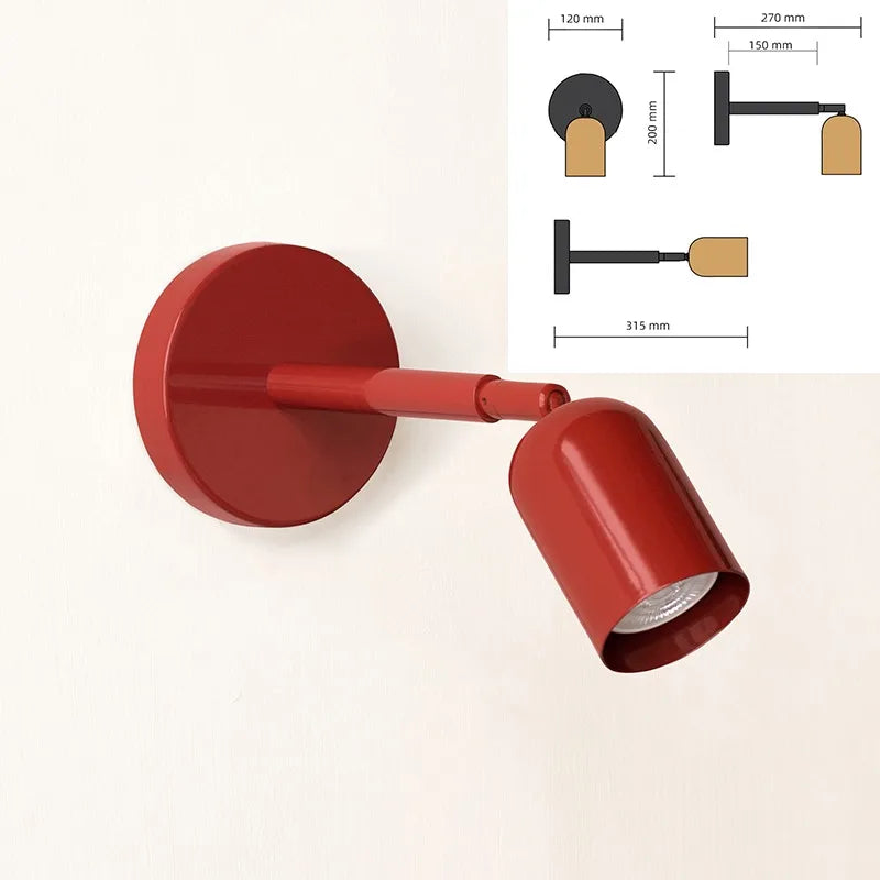 DecorBites™ Adjustable GU10 LED Wall Sconce Modern Wall Light for Living Room & Bedroom