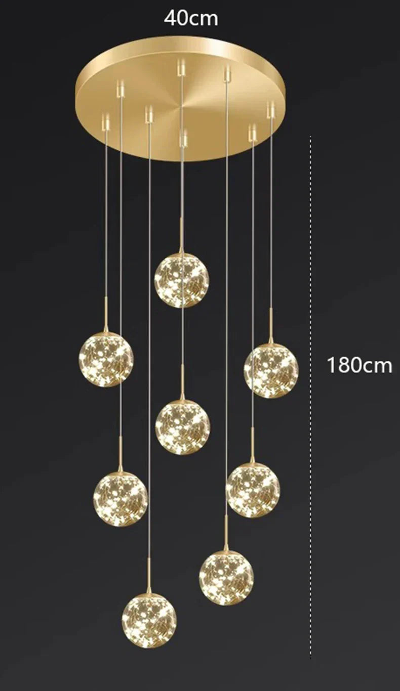 ثريات قلادة LED من DecorBites™ لديكور المنزل العصري والإضاءة الداخلية