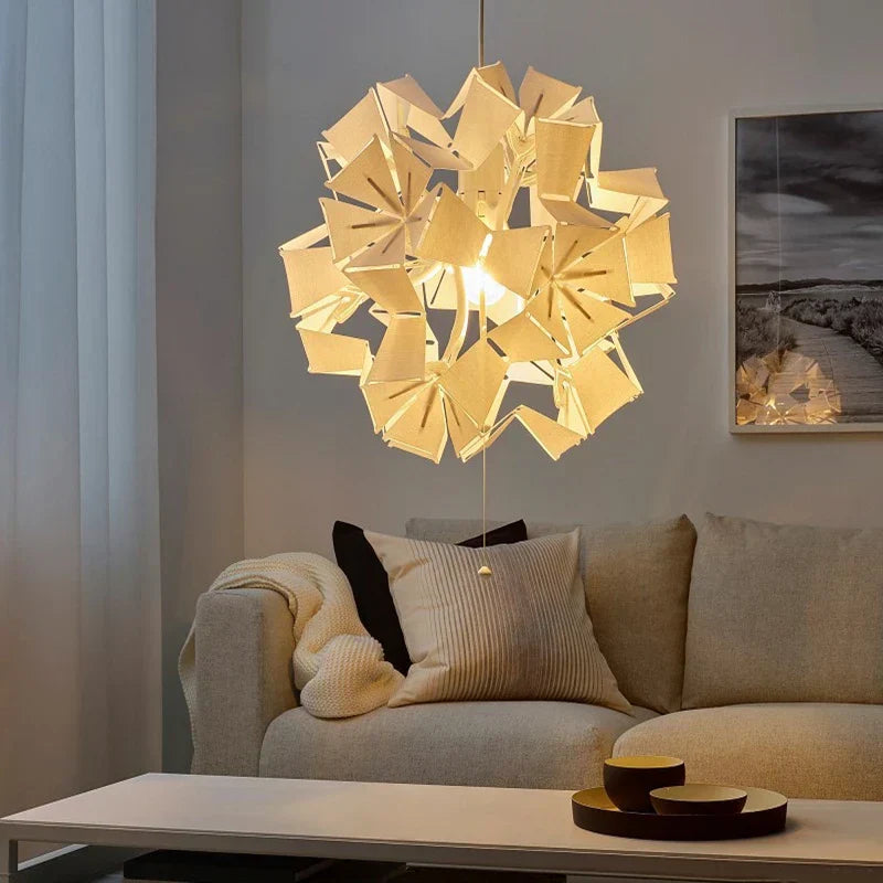 DecorBites™ Bauhinia Flower Chandelier: Modern Luxury Retractable Lighting Fixture for Stores & Hotels