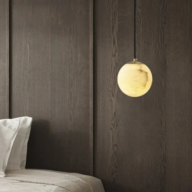 Nordic Marble Bedside Pendant Light