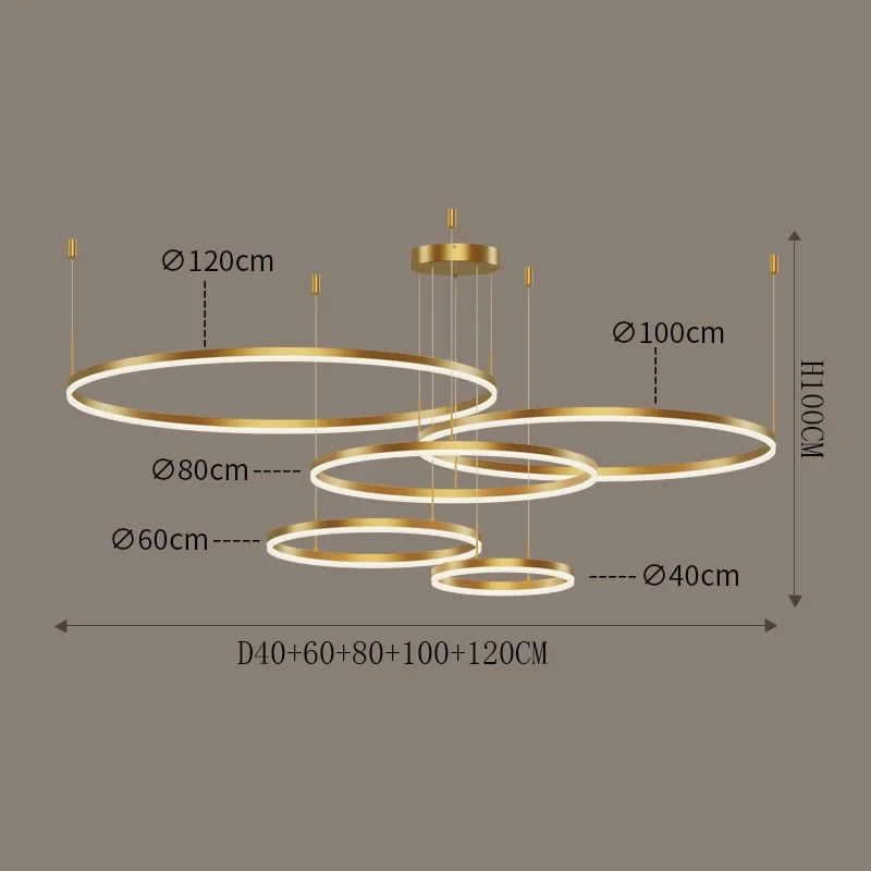 ثريات DecorBites™ LED المتدلية لإضاءة السلالم وغرفة المعيشة