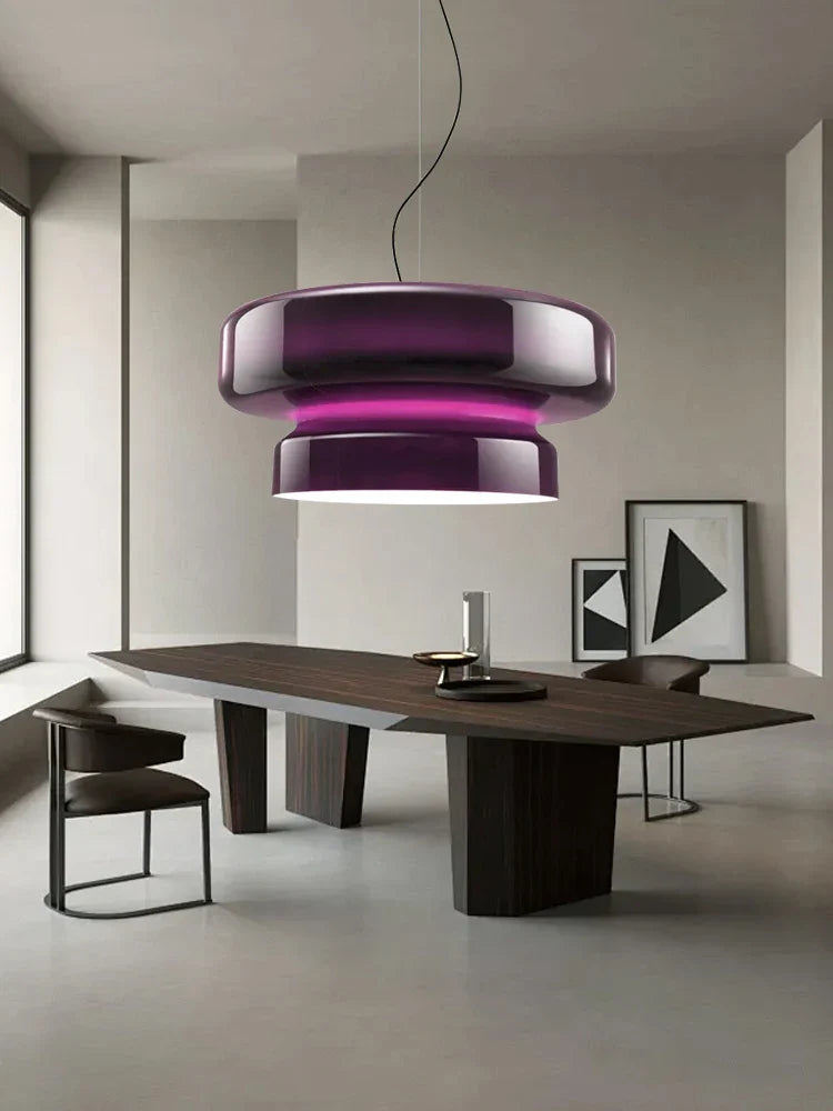 DecorBites™ مصباح معلق زجاجي كبير لغرفة الطعام وجزيرة المطبخ