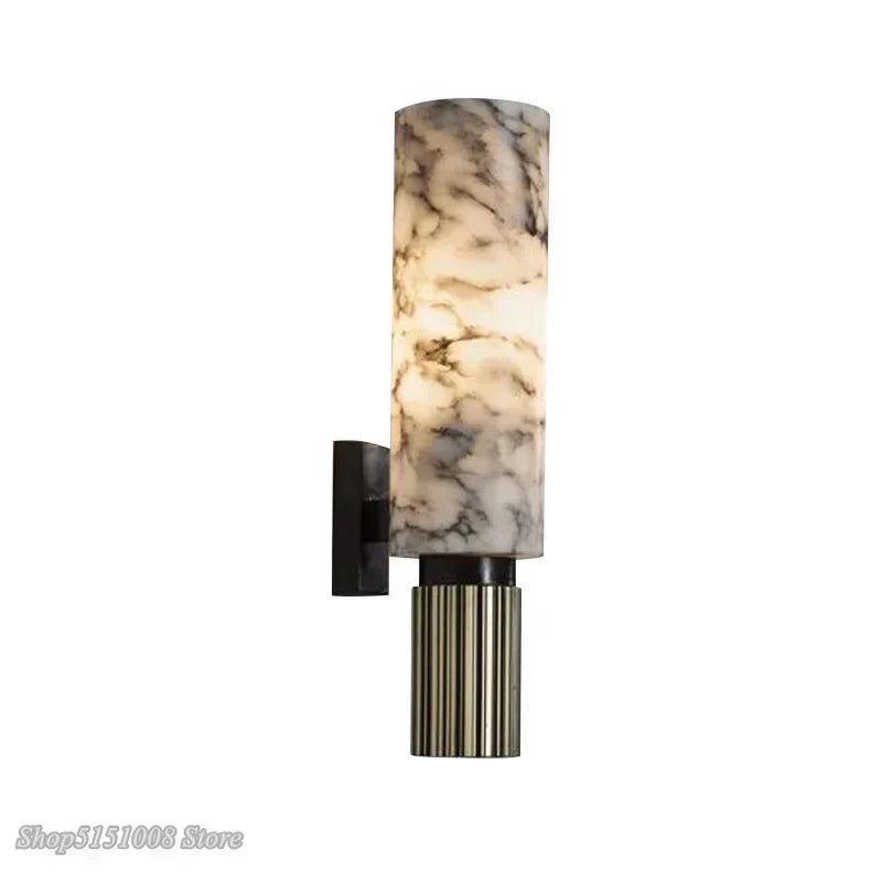Applique Murale DecorBites™ en Marbre Dolomite Art Moderne Nordique pour Salon et Chambre