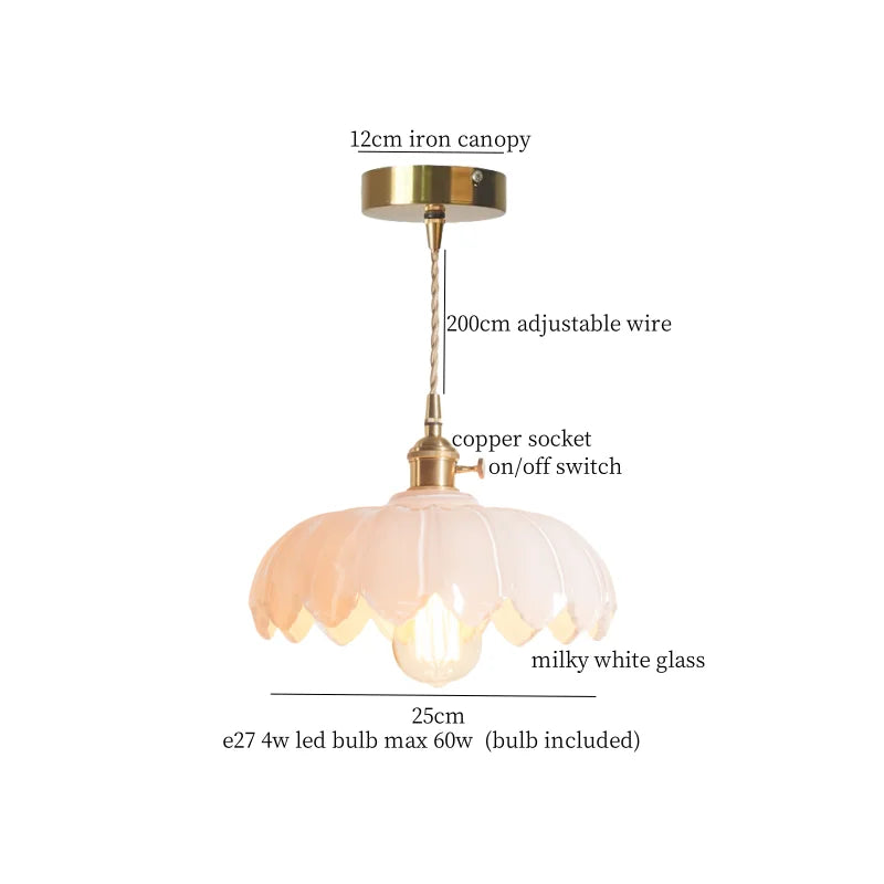 مصباح تعليق LED من الزجاج الأخضر DecorBites™ - مصباح معلق اسكندنافي حديث