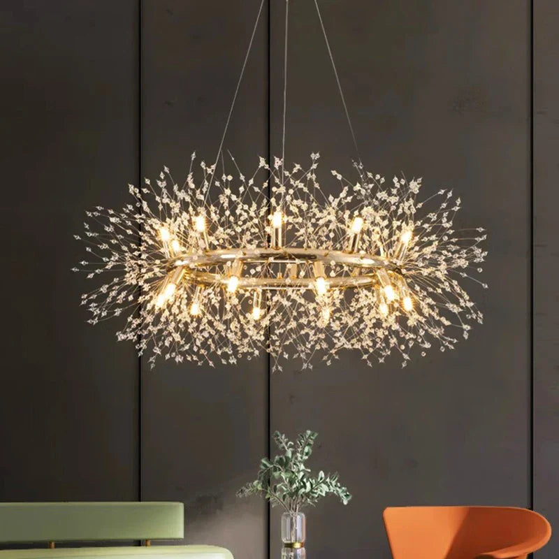 ثريات قلادة LED من DecorBites™ لديكور غرف المعيشة والطعام العصرية