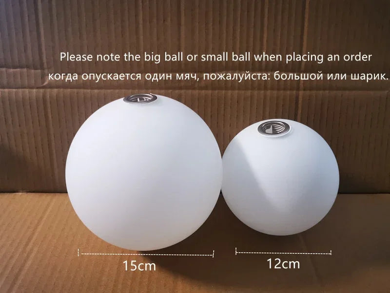 DecorBites™ Glass Ball LED Chandelier for Indoor Decor Lighting