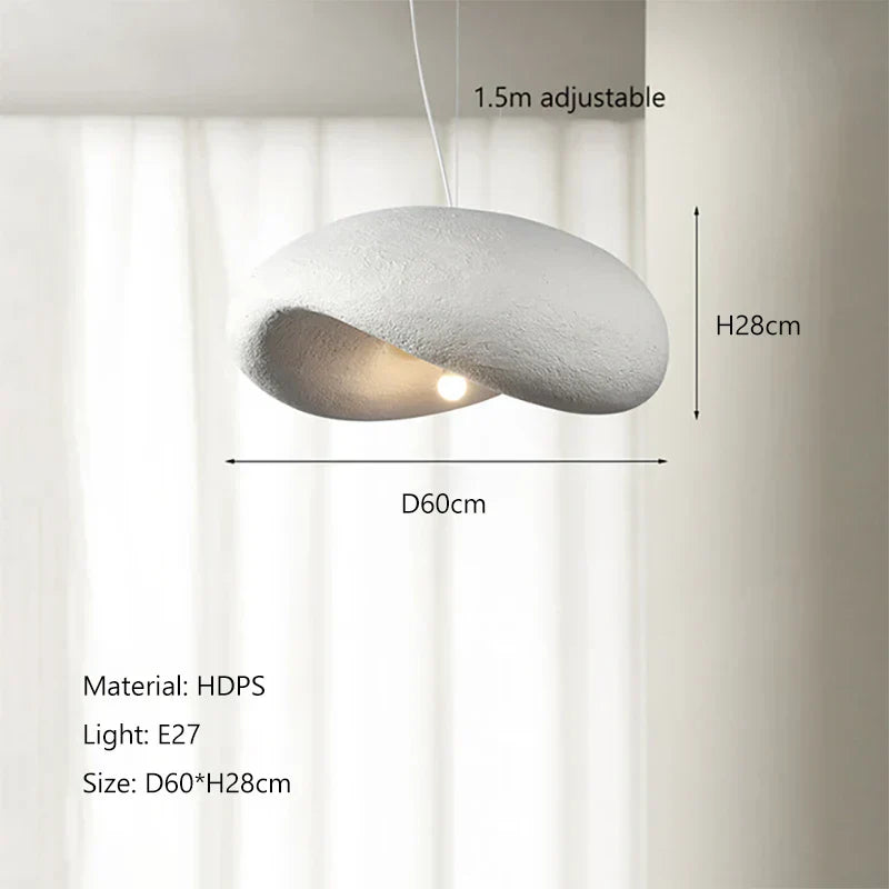 DecorBites™ Cream Style LED Chandelier - Nordic Minimalist Wabi Sabi Pendant Light