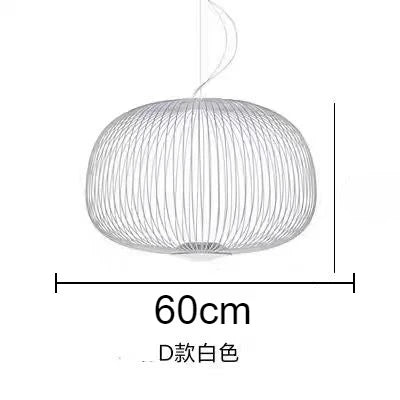Spokes Birdcage Pendant Light in Polished Chrome