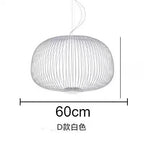 Spokes Birdcage Pendant Light in Polished Chrome