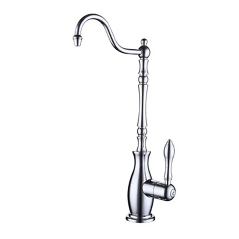 DecorBites™ Gold Kitchen Sink Faucet حنفية مياه باردة 360 درجة قابلة للدوران من النحاس الصلب