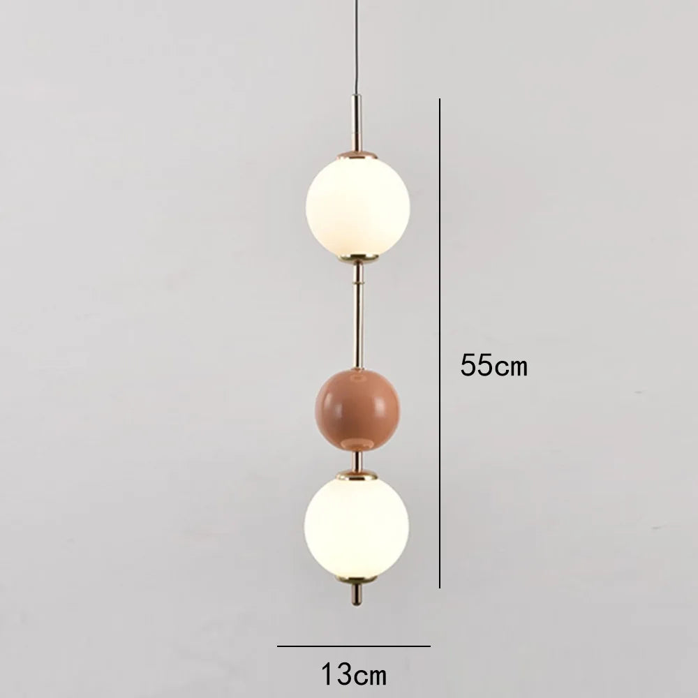 DecorBites™ Glass Ball LED Pendant Light for Living Dining Bedroom