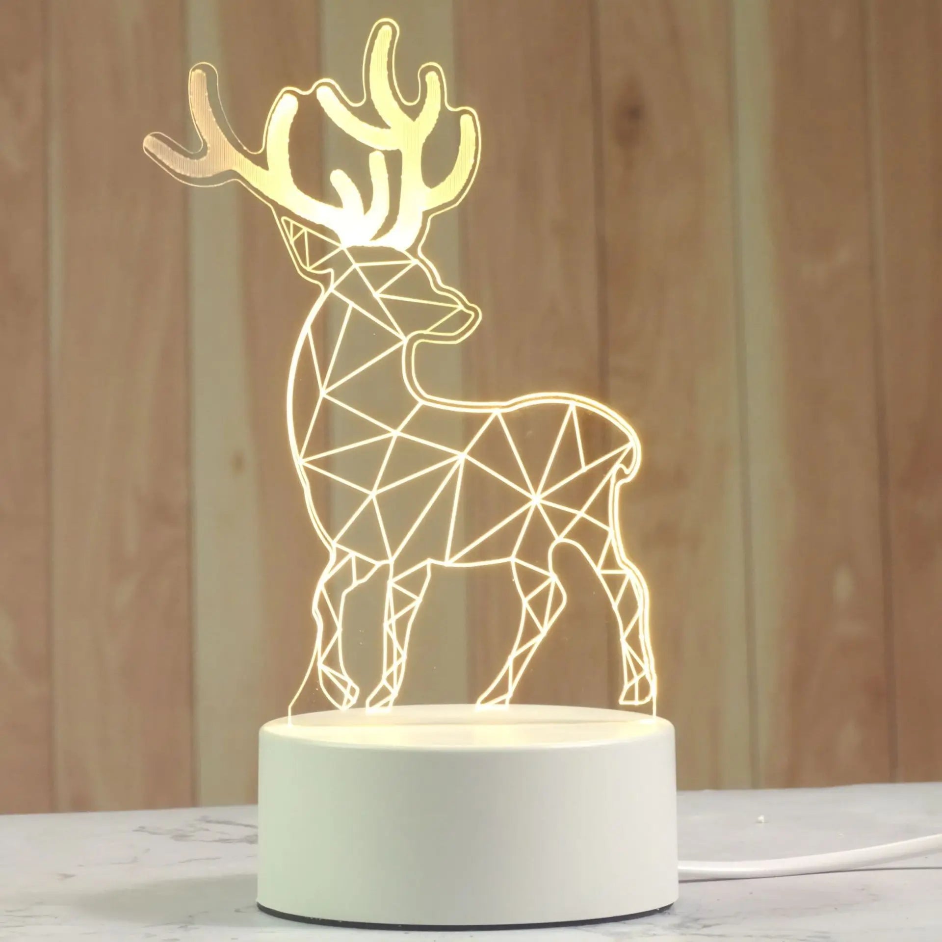 DecorBites™ 3D Acrylic Night Lamp | Boys Girls Gift Decor Bedroom Table Light