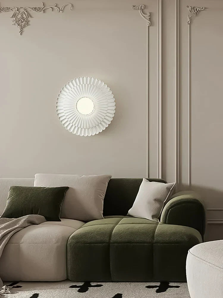 DecorBites™ French Cream Wind Wall Lamp - Pastoral Style Bedroom Sconce
