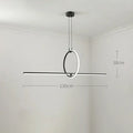 DecorBites™ Geometric LED Pendant Light - Modern Minimalist Hanging Lamp for Home Decor