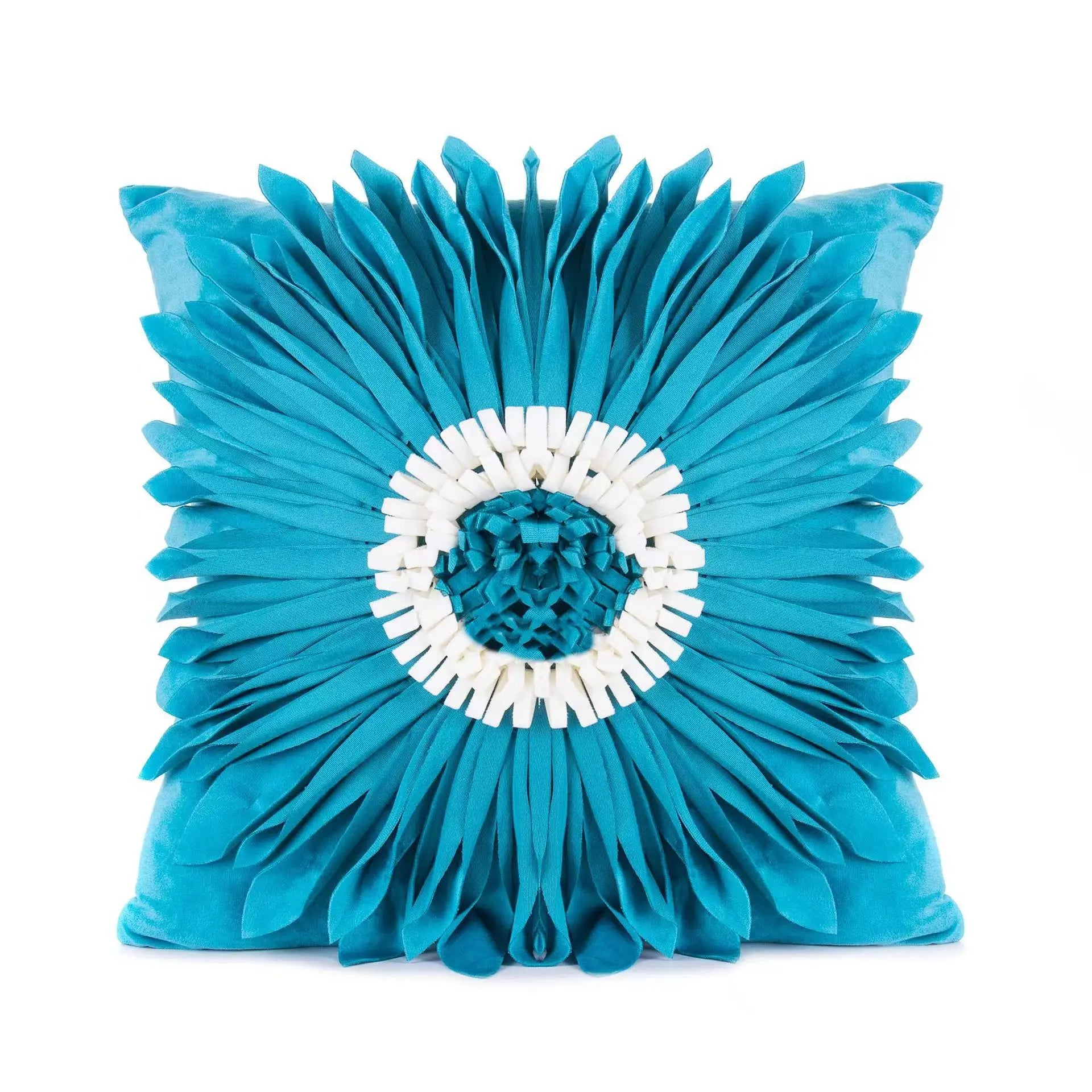 DecorBites™ Geometric Tufted Tassel Cushion Cover 30x50cm/45x45cm