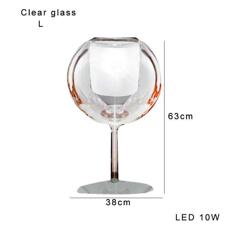 DecorBites™ Glass Gold Table Lamp: Luxury Designer Desk Light for Elegant Living Spaces
