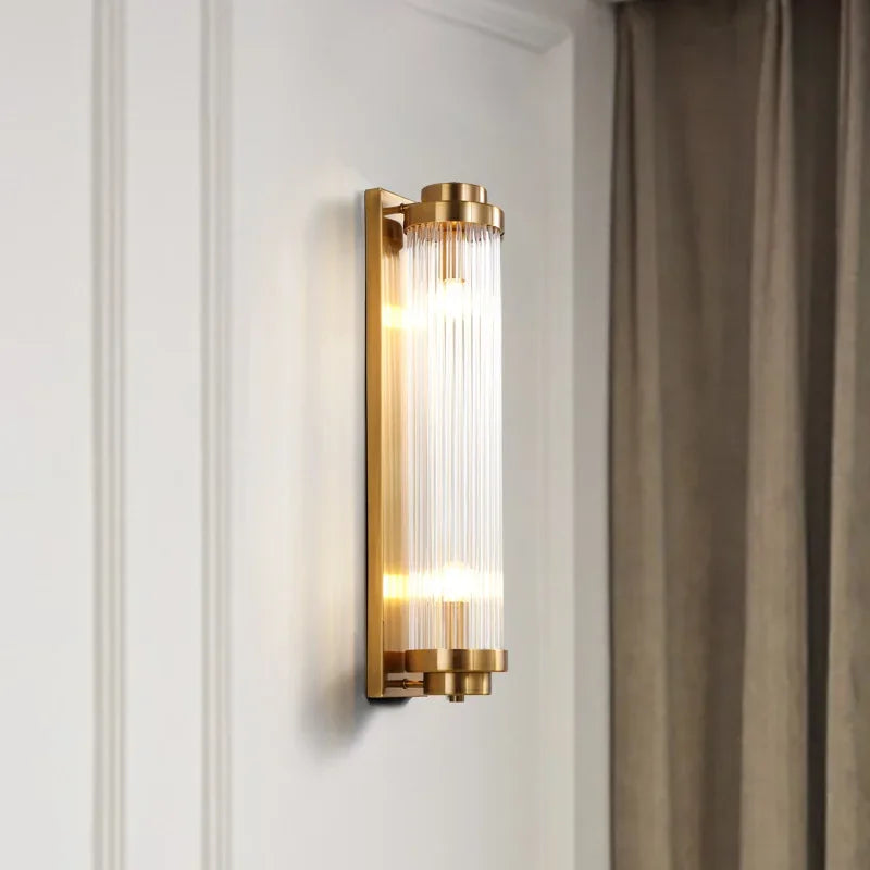 DecorBites™ Crystal Wall Lights: Modern Minimalist LED Wall Sconce for Home, Living Room, Bedroom