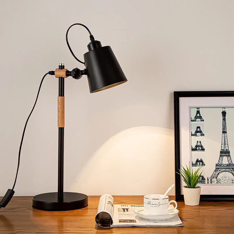 DecorBites™ Adjustable Desk Lamp for Children's Bedroom Study, Nordic Style Black White décor