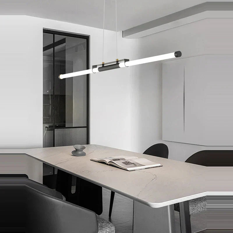DecorBites™ LED Black Gold Designer Chandelier Lighting for Dinning Room