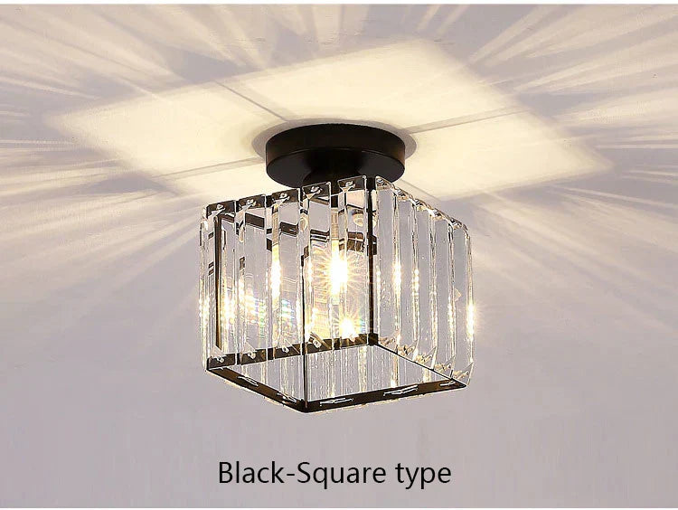 DecorBites™ Crystal LED Chandelier Ceiling Light for Home Decor & Lighting in Various Rooms