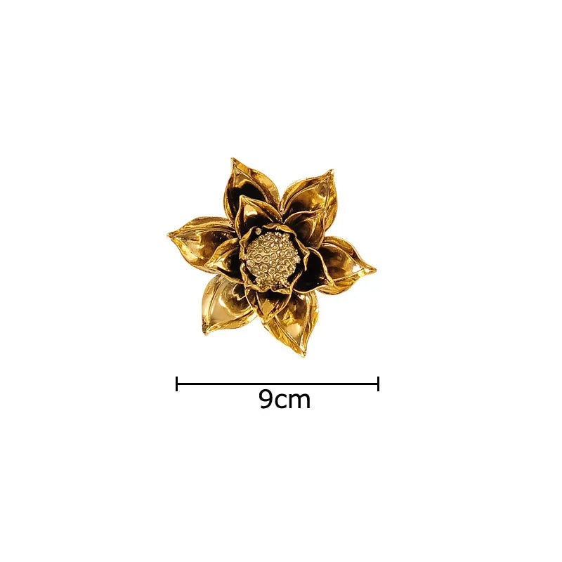 DecorBites™ Elegant Porcelain Peony Flower Wall Ornaments
