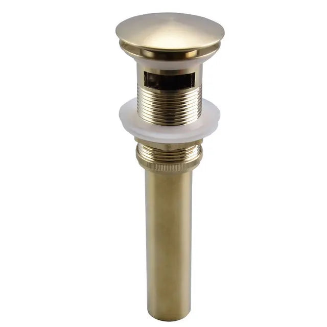 DecorBites™ Brushed Gold Basin Faucet Deck Mounted Sink Tap Hot Cold Chrome Brass