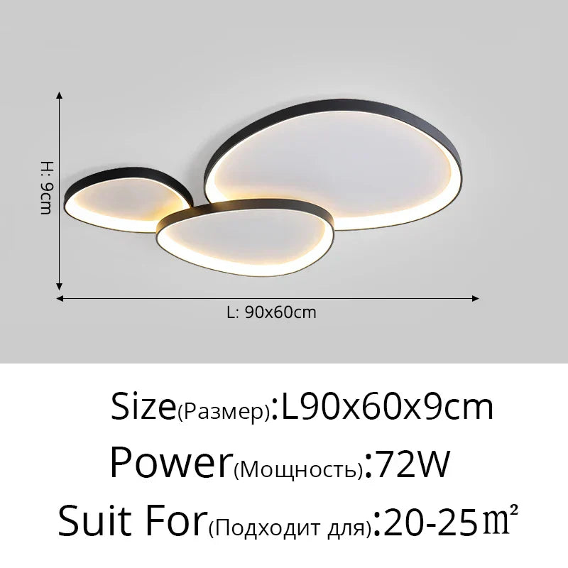 Lustres LED DecorBites™ pour l'éclairage intérieur domestique - Collection Dero