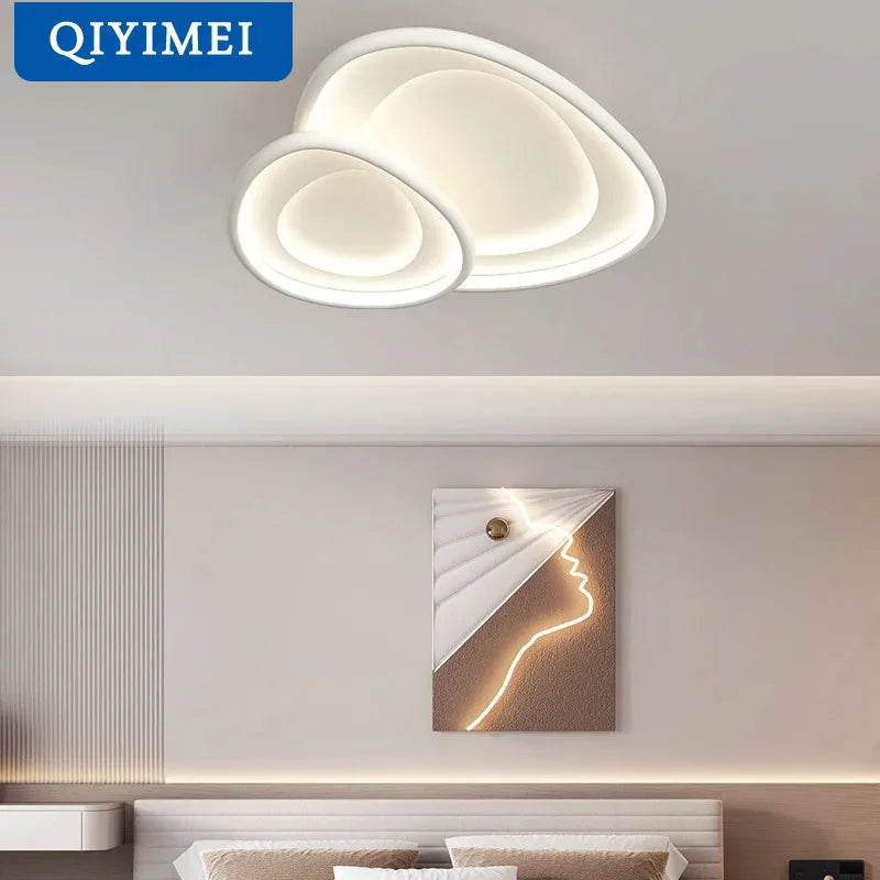 DecorBites™ ثريات LED أبيض كروم تركيبات إضاءة المطبخ إضاءة منزلية عصرية