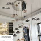 Modern Crystal Multi-Light Pendant Chandelier