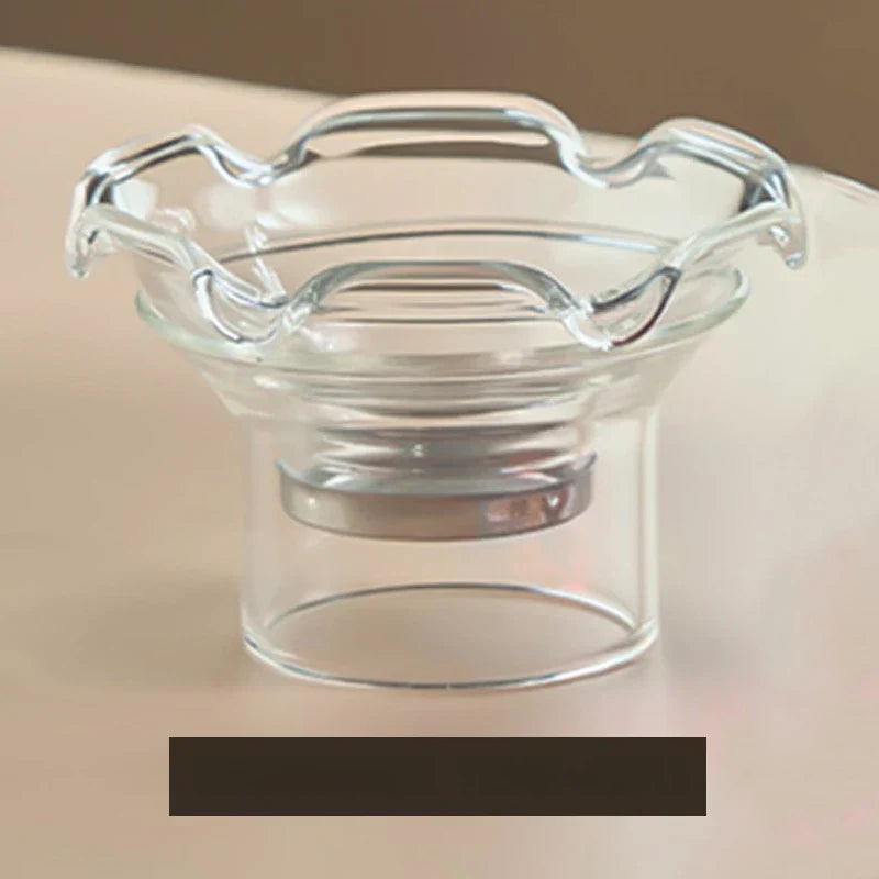 طقم كوب شاي زجاجي كونغ فو من DecorBites™ بمقبض وفلتر، 350 مل