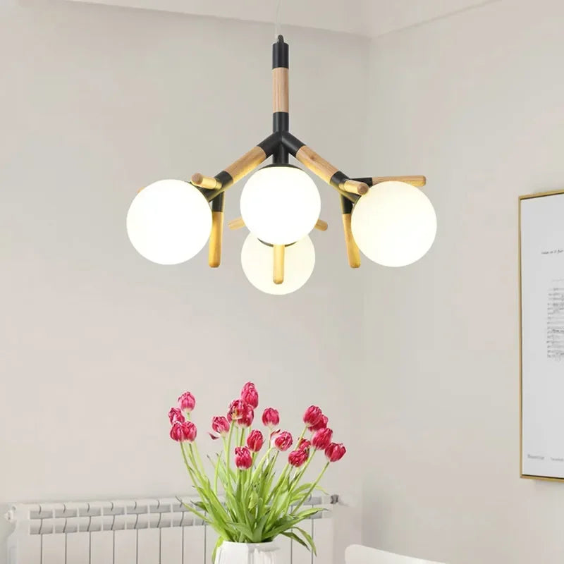 ثريا LED من DecorBites™: مصباح إضاءة معلق حديث لديكور المنزل لغرفة المعيشة والمطعم والمطبخ