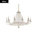 DecorBites™ Crystal Chandelier: Retro Industrial Lighting for Living Room, Dinning Room Decor