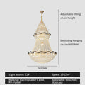 DecorBites™ Light Luxury Crystal Chandelier - Post-modern Bedroom Dining Room Living Room Elegant Design