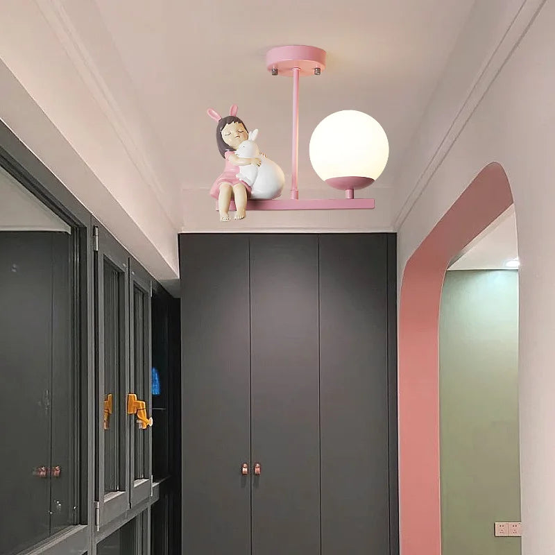 مصباح سقف LED لحماية العين بتصميم رسوم متحركة لغرفة الأطفال من DecorBites™