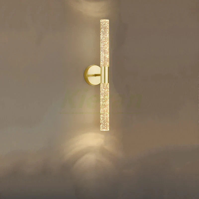 DecorBites™ Crystal LED Wall Lamp for Bedroom and Living Room Decor