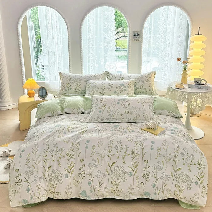 DecorBites™ Cotton Printed Bedding Set for Sweet Cozy Sleep