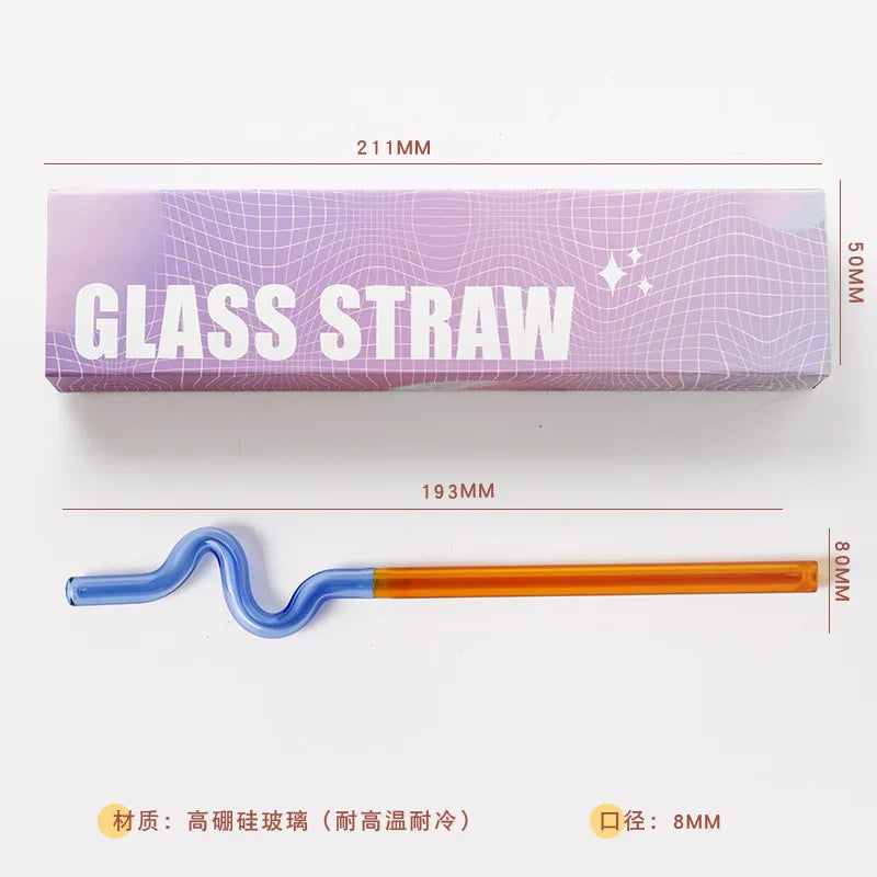  DecorBites™ Glass Flower Handle Stir Bar لأكواب القهوة والمشروبات المختلطة وحفلات المنزل