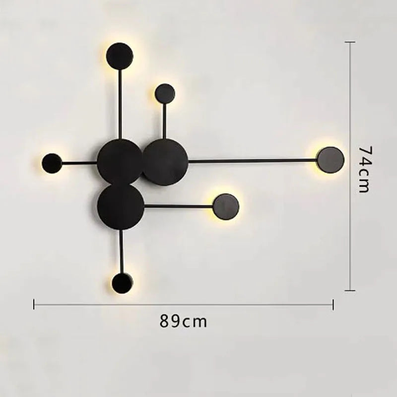 DecorBites™ Geometry LED Wall Light for Living Room Bedroom Decor